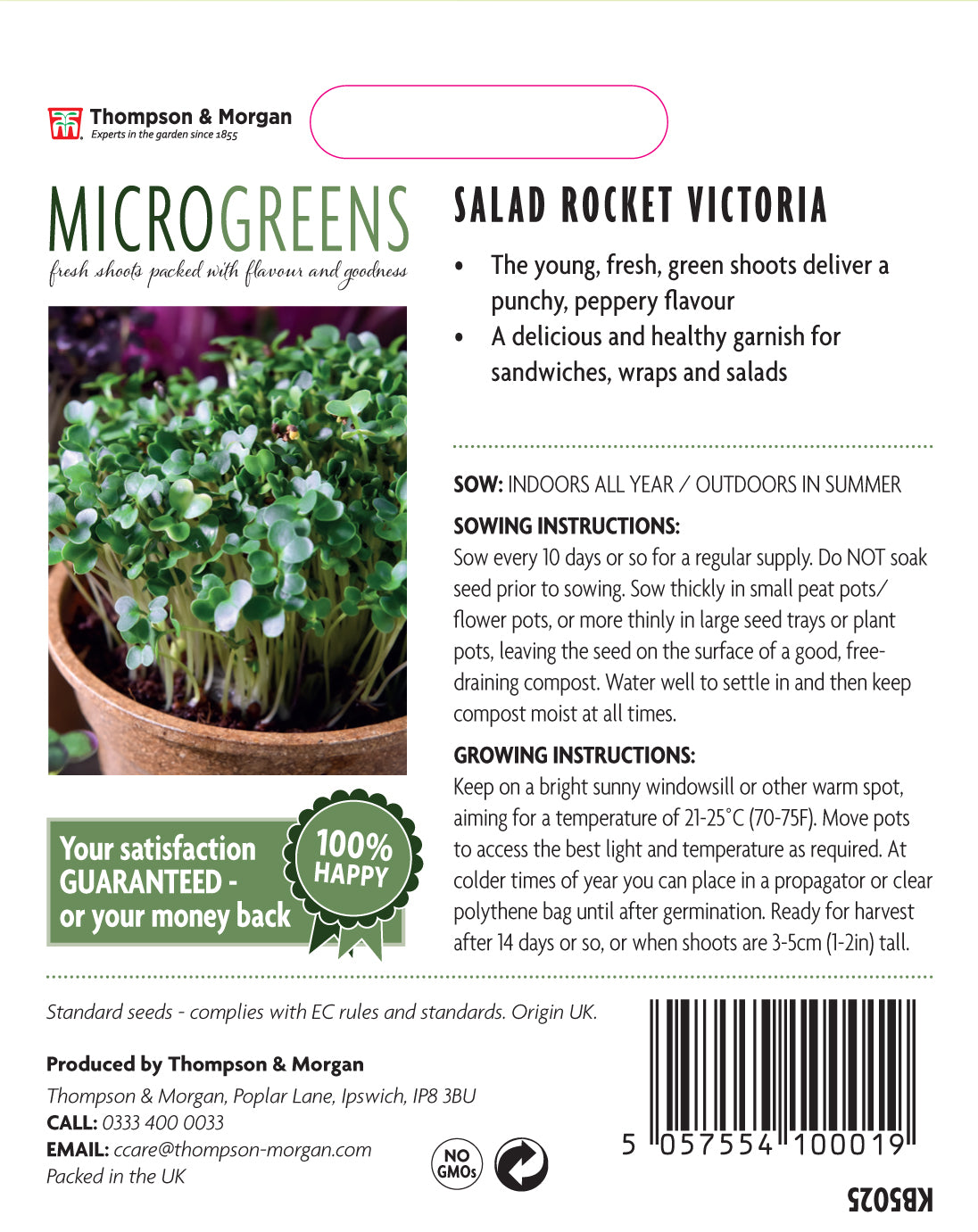 Microgreens Salad Rocket Victoria