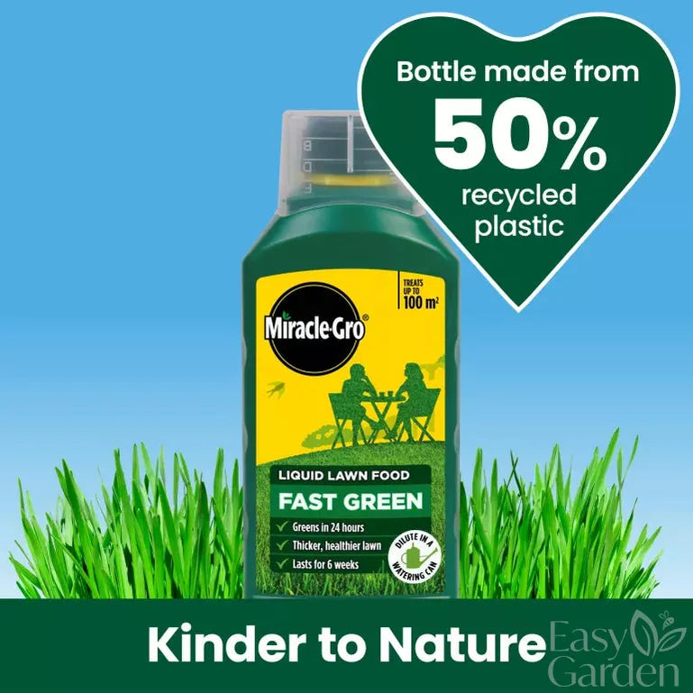 Miracle-Gro Evergreen Fast Green Liquid Lawn Food Concentrate 1Lt-Easy Garden Centre