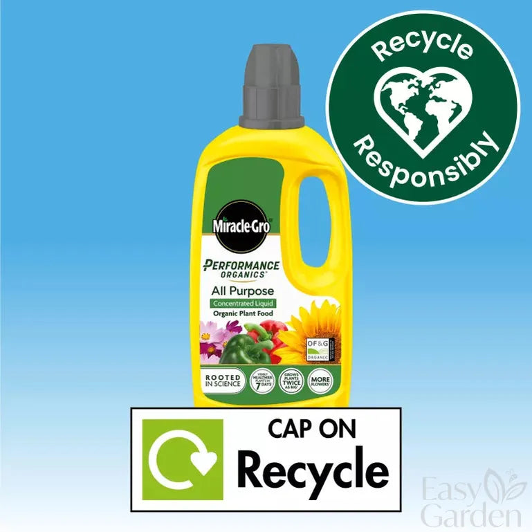 Miracle-Gro Performance Organics All Purpose Plant Food Liquid Concentrate 800Ml-Easy Garden Centre