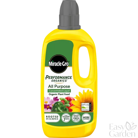 Miracle-Gro Performance Organics All Purpose Plant Food Liquid Concentrate 800Ml-Easy Garden Centre