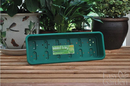 NARROW SEED TRAY GREEN-Easy Garden Centre