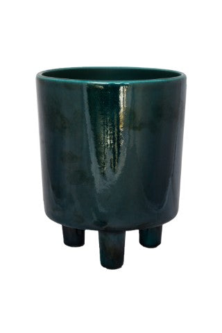 Pisa Emerald Planter H19Cm D16Cm