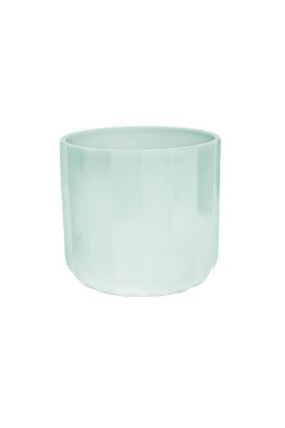 Positano Mint Geo Planter H13cm D13cm