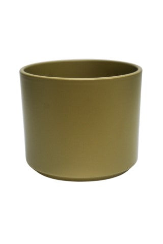 Prague Planter Olive H18cm D20cm