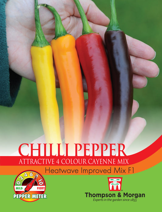 Pepper Chilli Heatwave Improved Mix F1 Hybrid (unavailable)-Easy Garden Centre