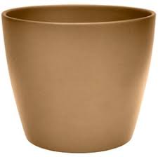 Poinsettia Planter Gold H13Cm D14.5Cm