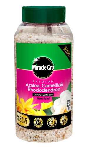 Miracle-Gro Azalea, Camellia & RhododendronContinuous Release Plant Food Jar 900G