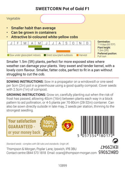 Sweetcorn Pot of Gold F1