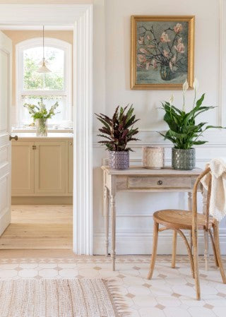 Tarah Textured Ivory Glaze Planter H17cm D18cm