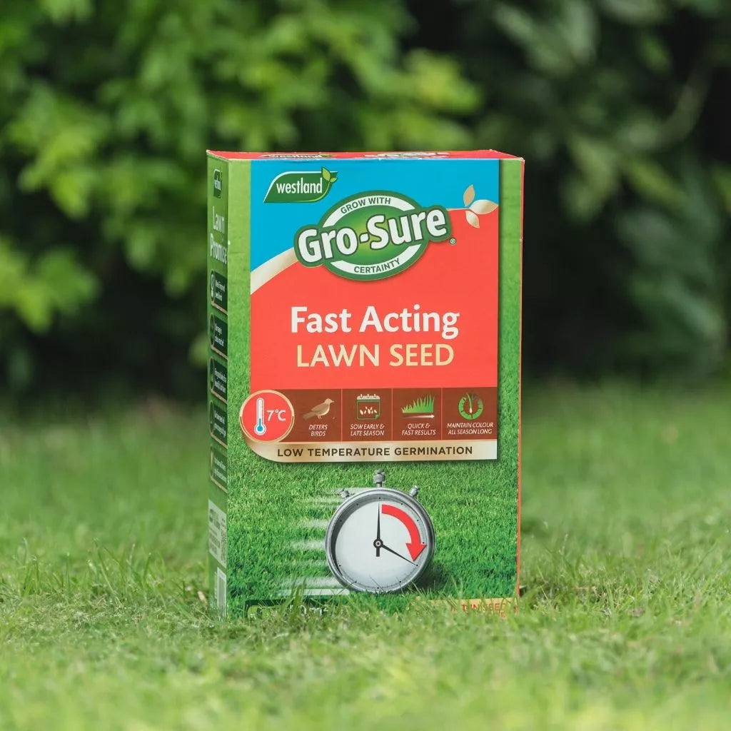 Gro-Sure Fast Acting Lawn Seed 30m2 Box