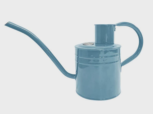 KS Indoor Metal Watering Can 1ltr Blue Sky