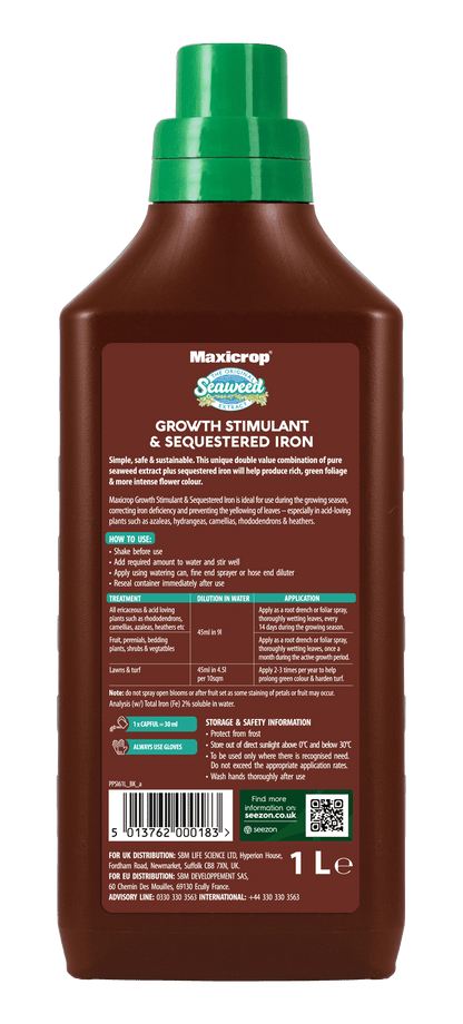 Plus Seq Iron 1Ltr Maxicrop